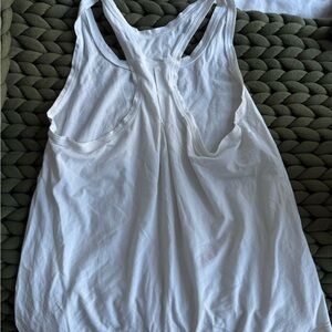 Lululemon Flowy White Tank